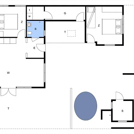 Lf12708-vinderup-solsortevej-8 펜션 Vinderup